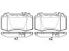 剎車片 Brake Pad Set:003 420 42 20