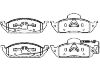 剎車片 Brake Pad Set:163 420 03 20