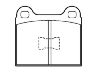 剎車(chē)片 Brake Pad Set:171 698 151 E