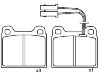 Bremsbelagsatz, Scheibenbremse Brake Pad Set:0060 720 645