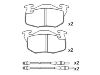 тормозная кладка Brake Pad Set:95 659 340