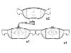 Bremsbelagsatz, Scheibenbremse Brake Pad Set:9 947 630