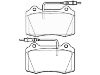 Bremsbelagsatz, Scheibenbremse Brake Pad Set:4251.82