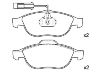 Bremsbelagsatz, Scheibenbremse Brake Pad Set:0060 717 131 44