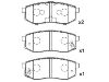 剎車片 Brake Pad Set:53302-M2A01